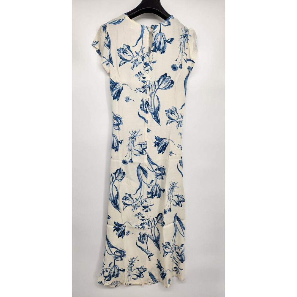 NWD Reformation Frasier Button Floral Print Cap Sleeve Midi Dress Size 4 LISSE - Picture 4 of 13